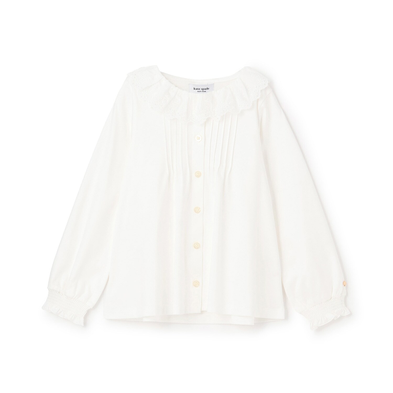 ラッフルカラーブラウス