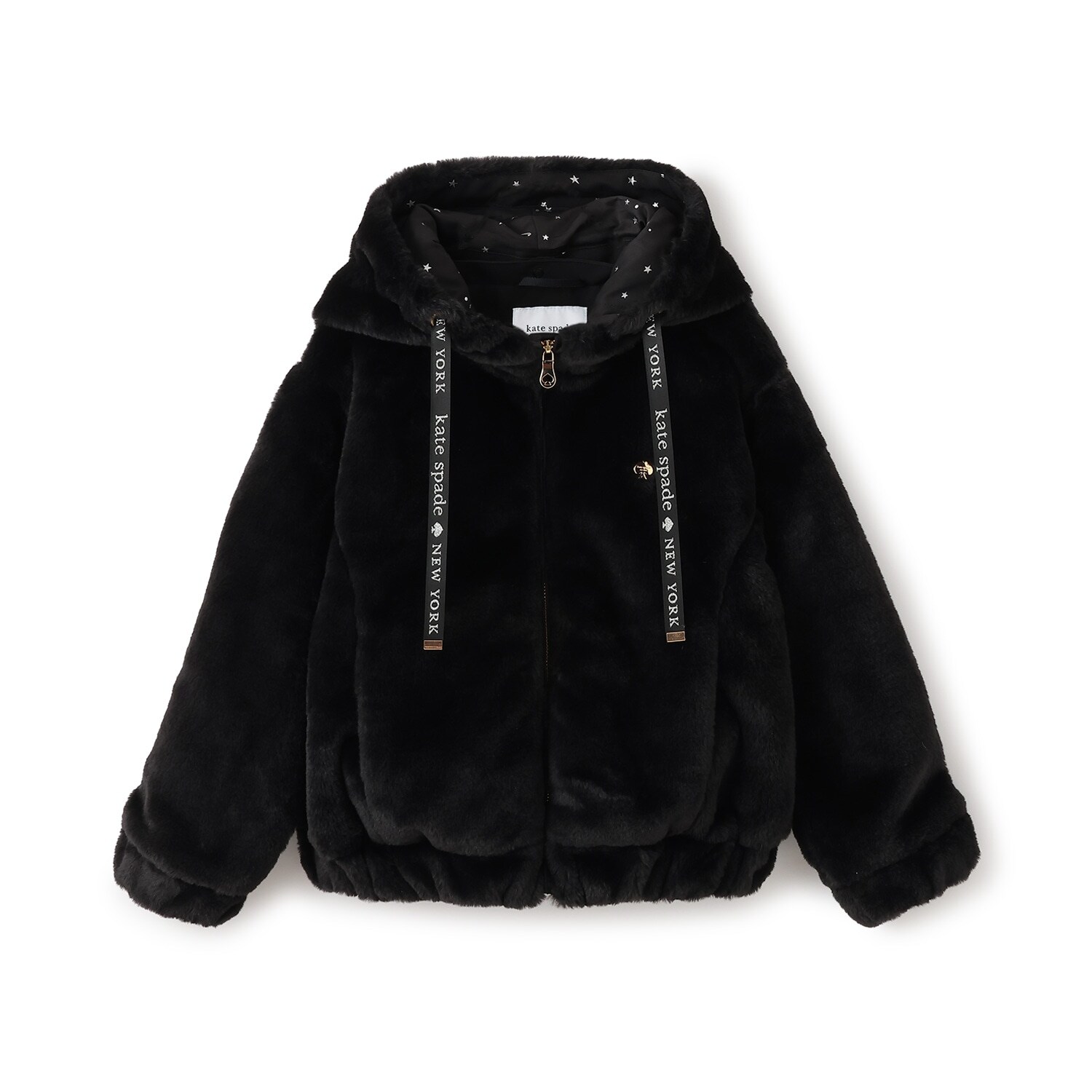 フードつきフェイクファージャケット