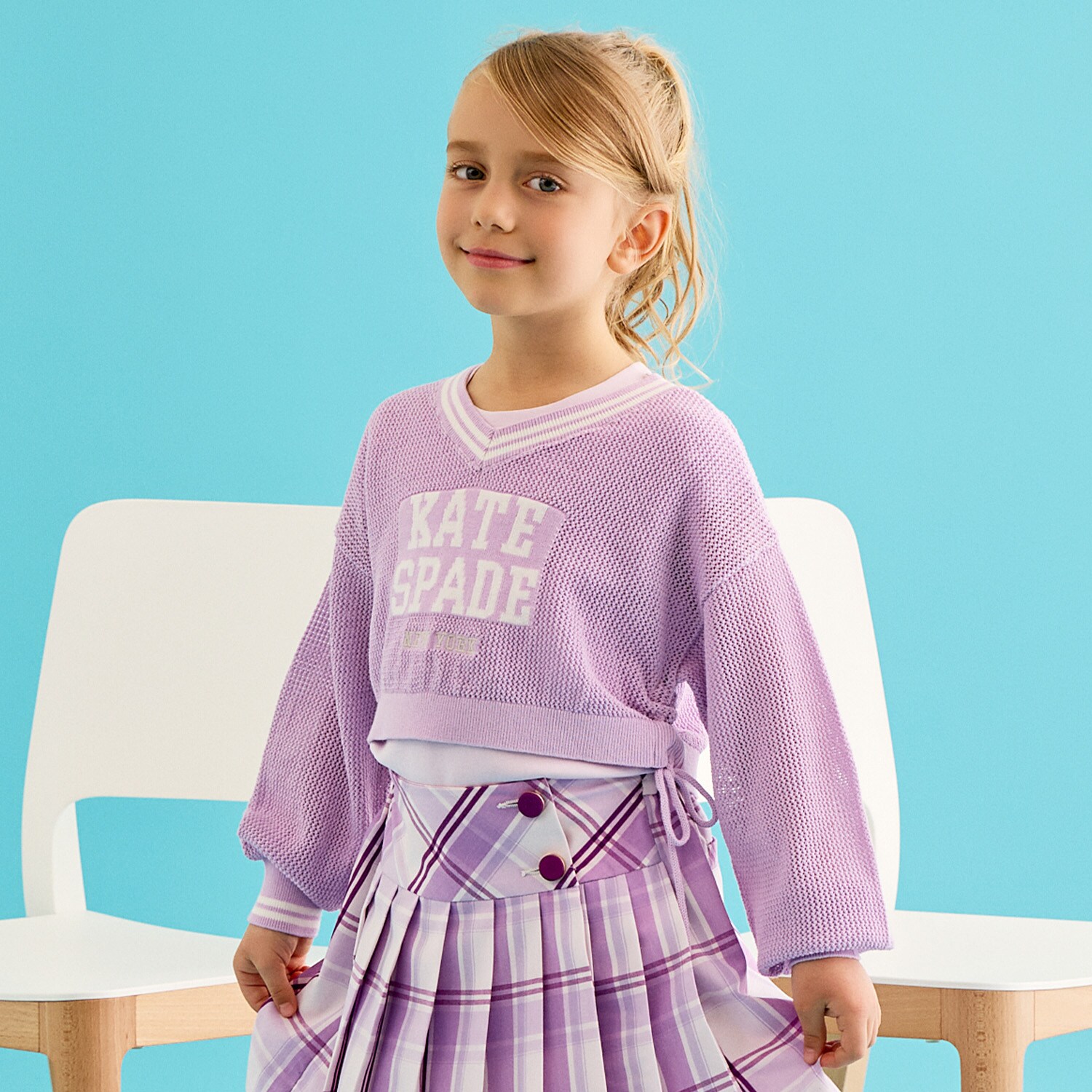 ロゴメッシュニット＆Tシャツセット