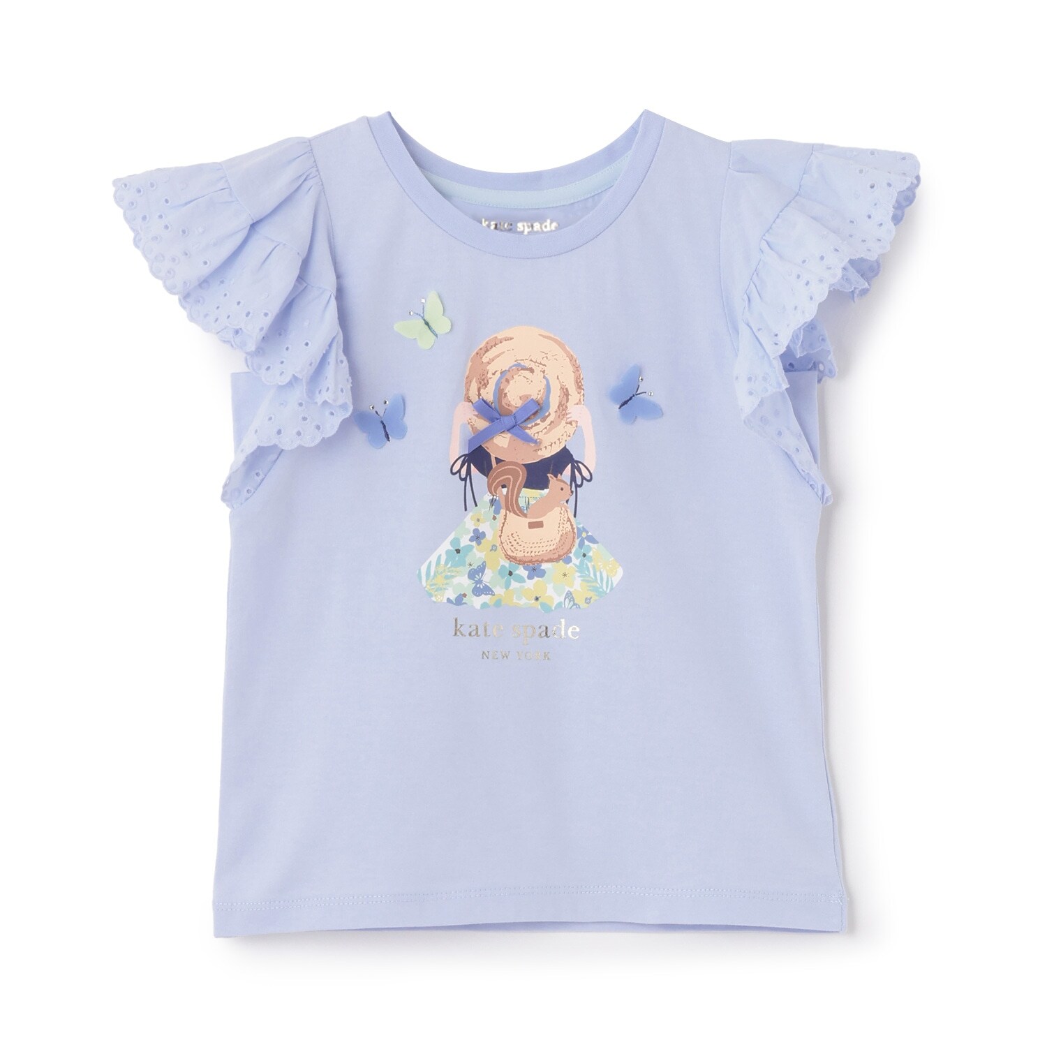 ガールインストローハットTシャツ