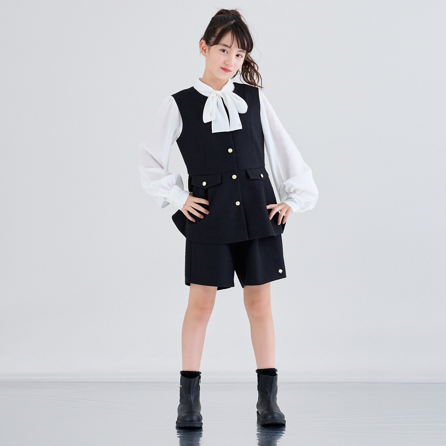 フレアジレ&ショートパンツセット