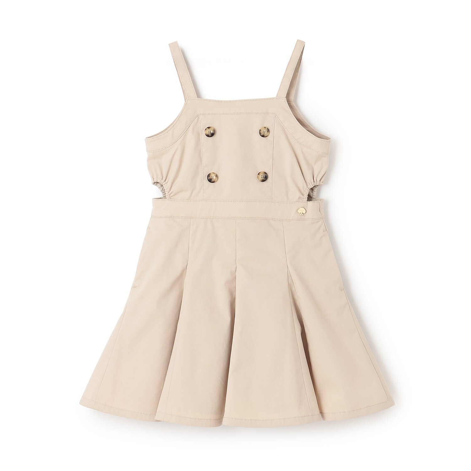 サイドカットアウトジャンパースカート