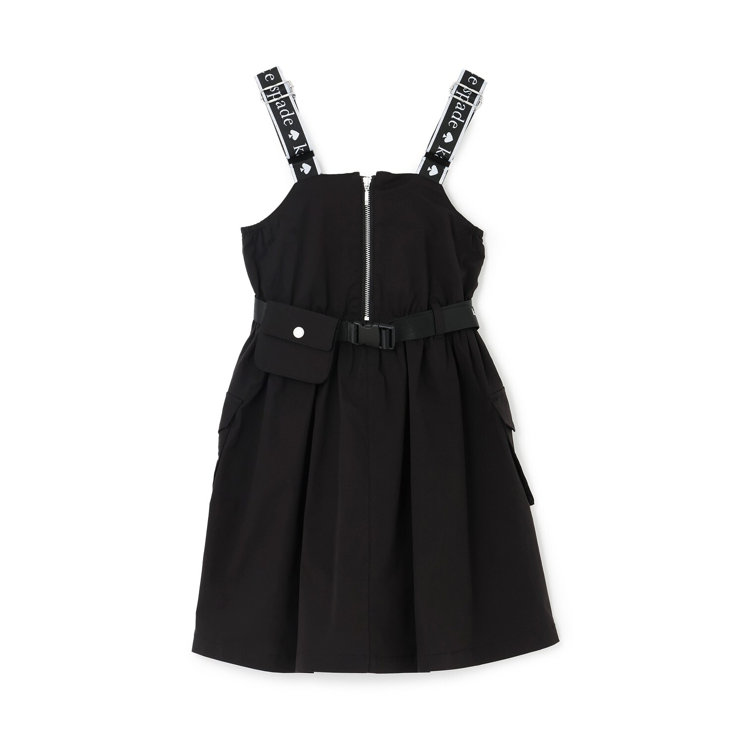 ポーチつきロゴベルトジャンパースカート