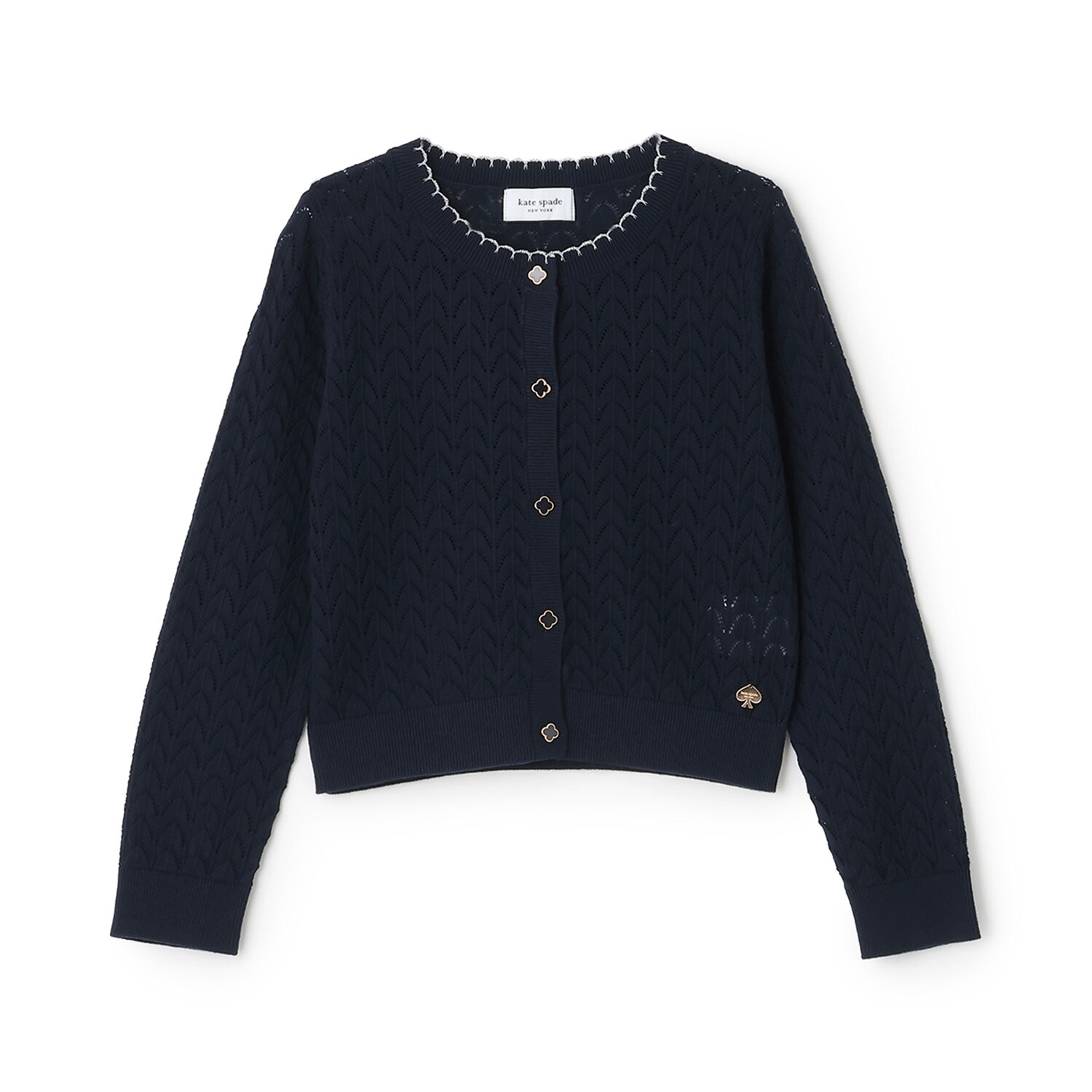 アイレットカーディガン