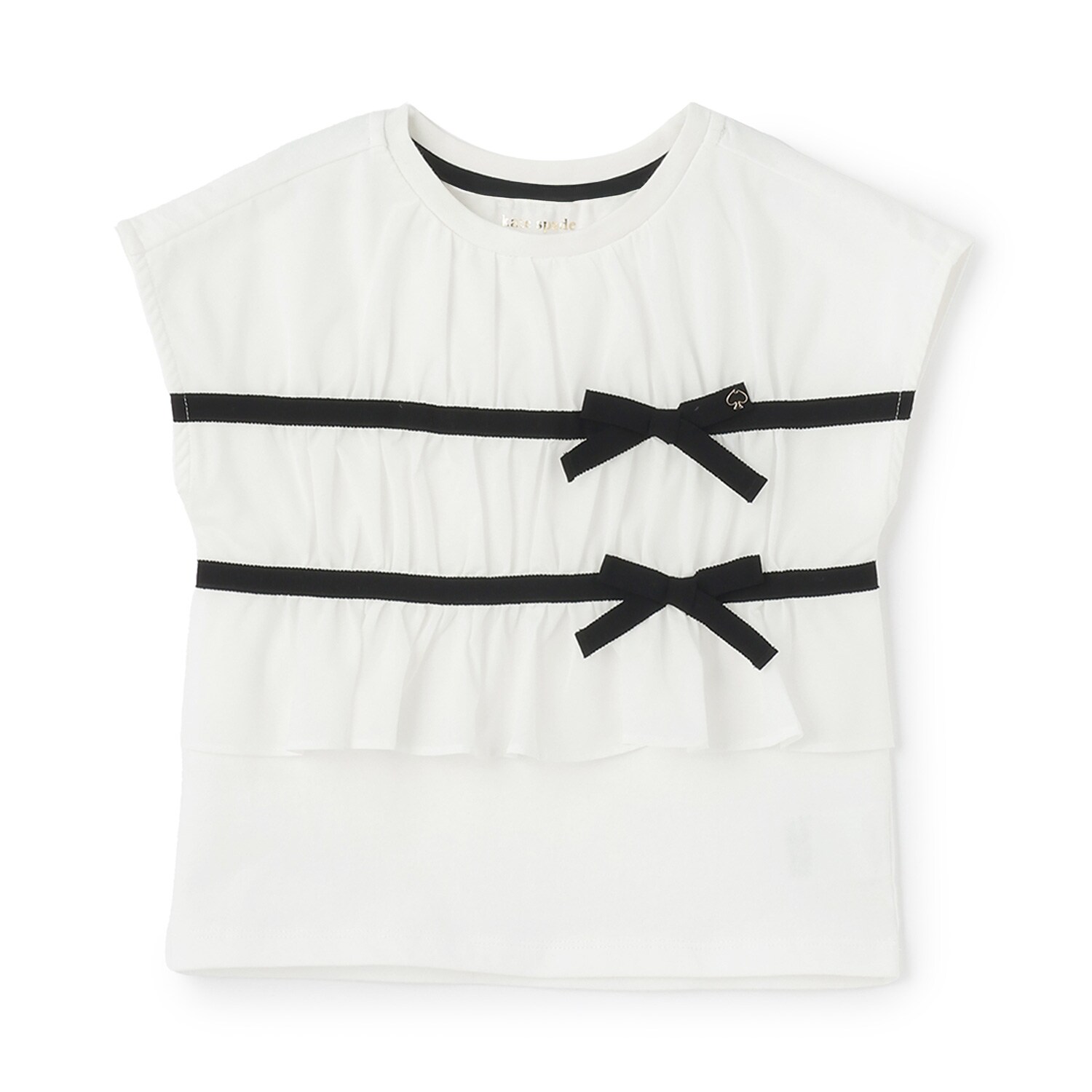 ボウギャザーTシャツ