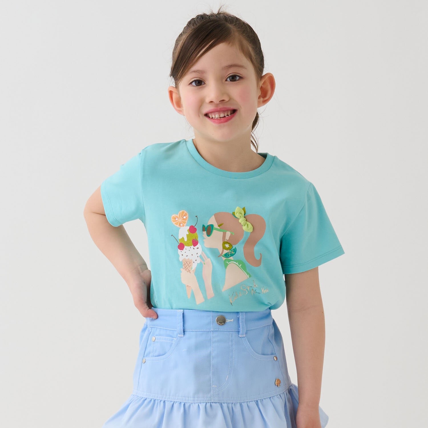 オレンジアイスクリームTシャツ