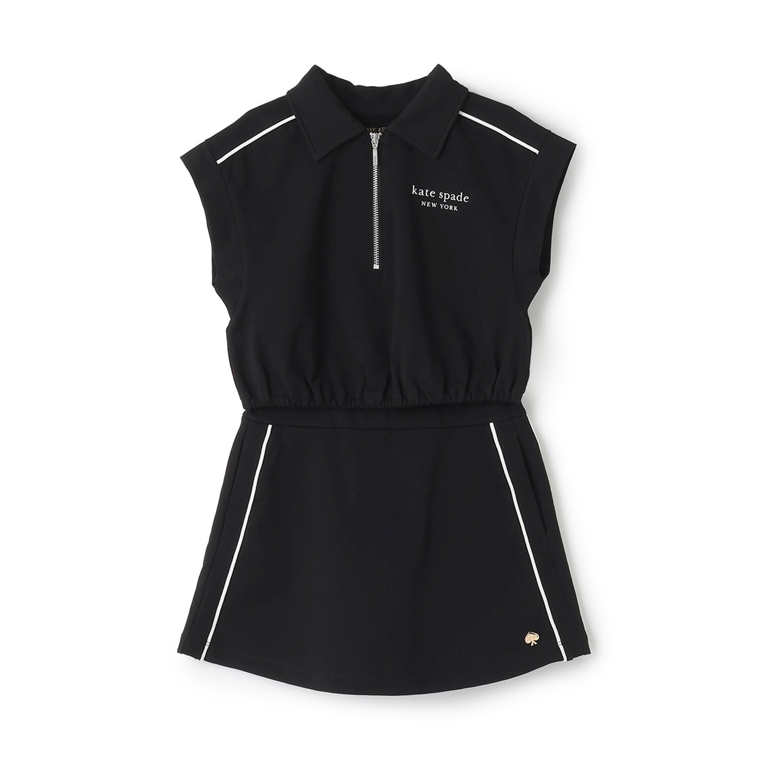 ハーフジップアップカットソー＆キュロットセット