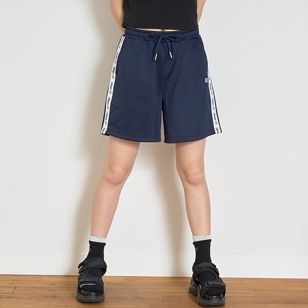 【7days】【GOODPRICE】ロゴラインショートパンツ