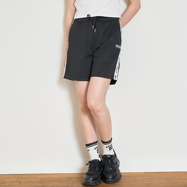【7days】【GOODPRICE】ロゴラインショートパンツ