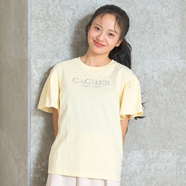 【7days】【GOODPRICE】【綿100％】袖フレアTシャツ