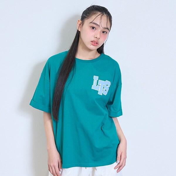 【7days】【綿100％】レタードロゴBIGTシャツ