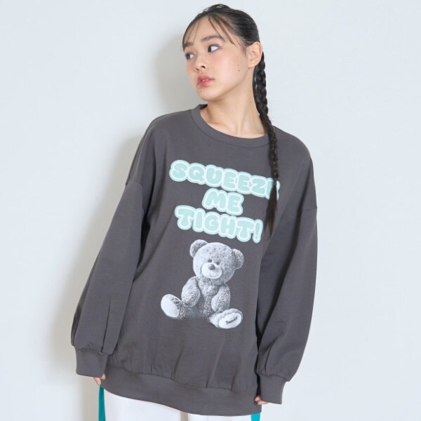 【7days】テディベアBIGトレーナー