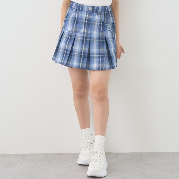 【7days】切替プリーツスカパン