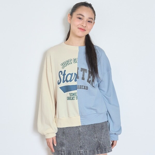 【7days】リメイク風カレッジトレーナー