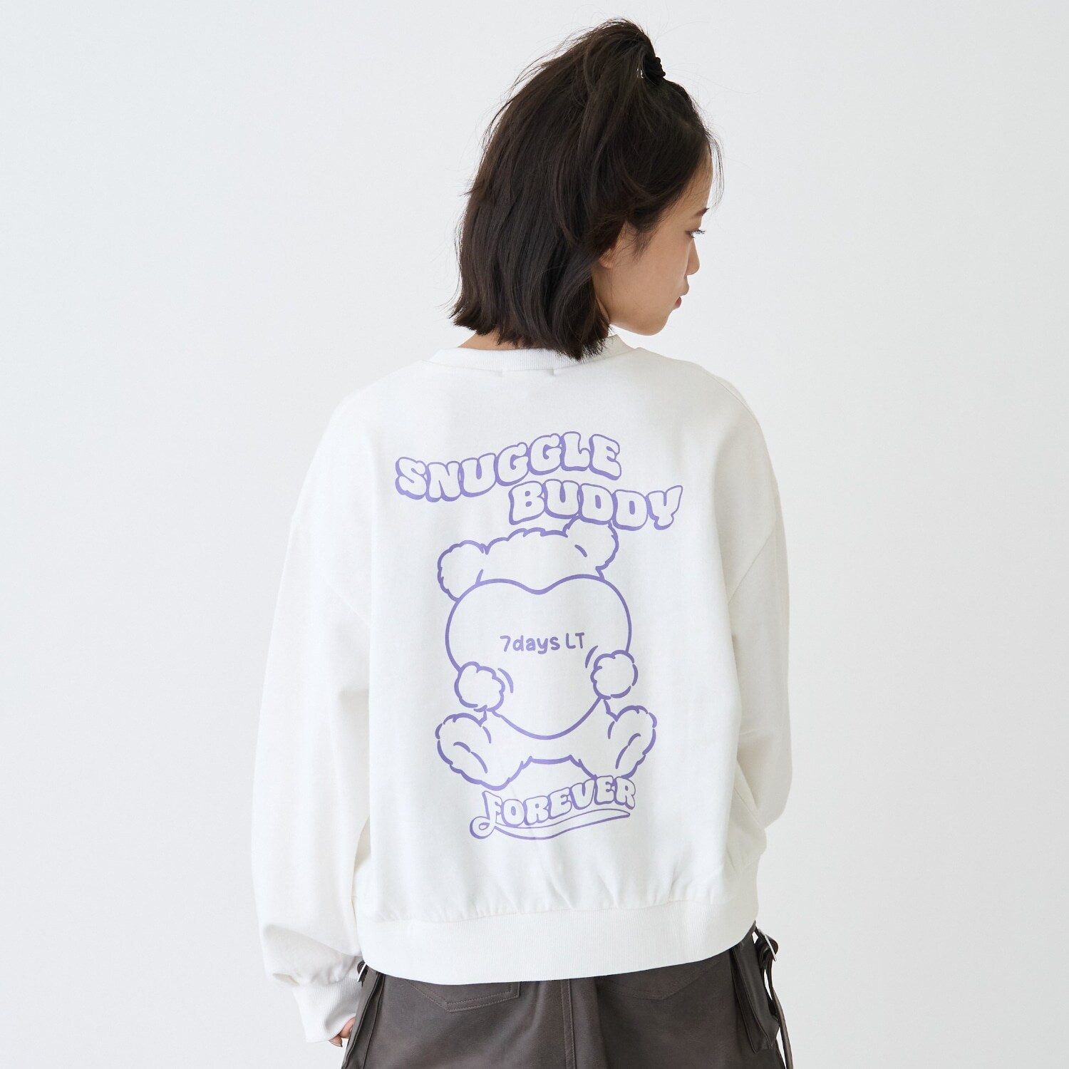 【7days】クマハートトレーナー