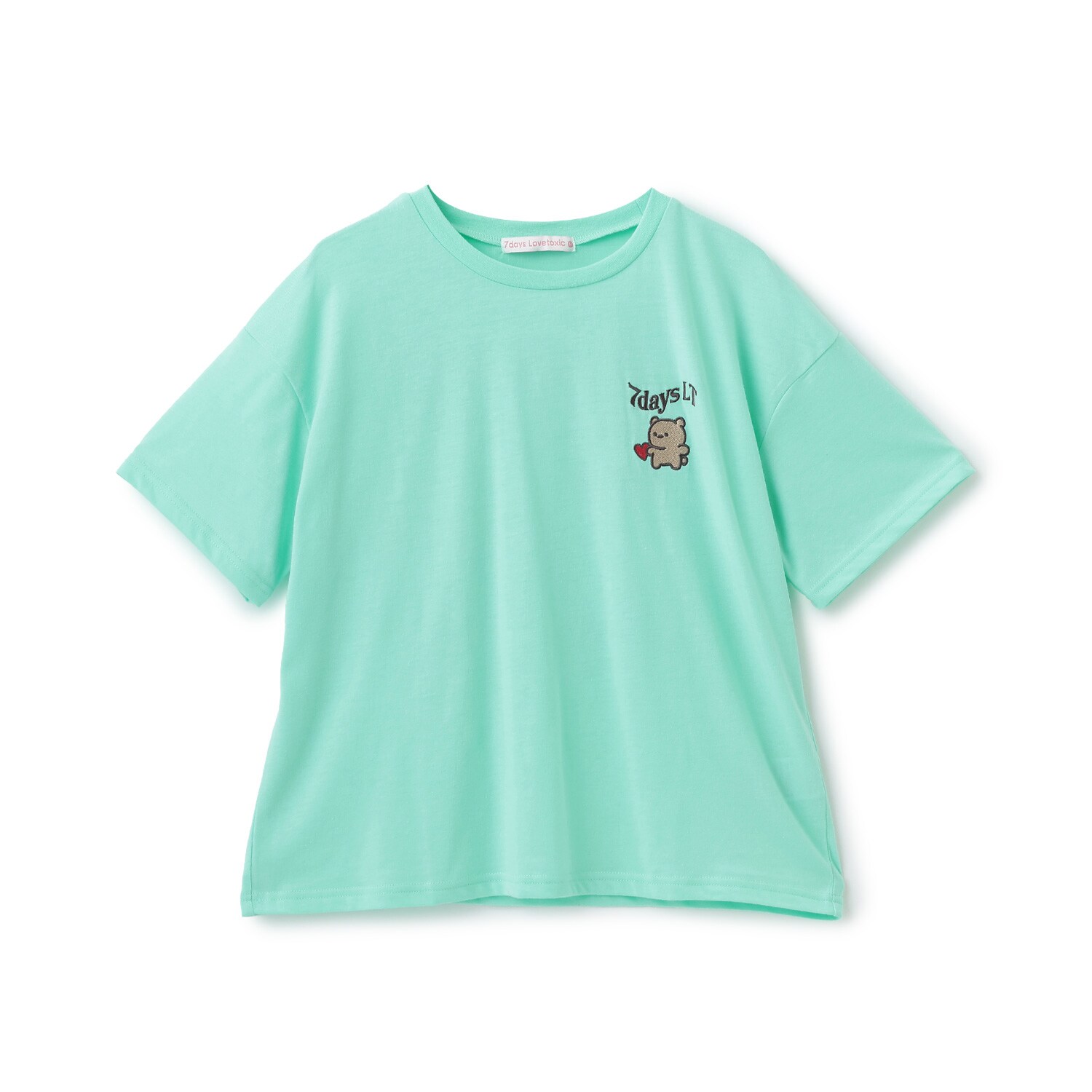 【7days】クマモチーフ半袖Tシャツ