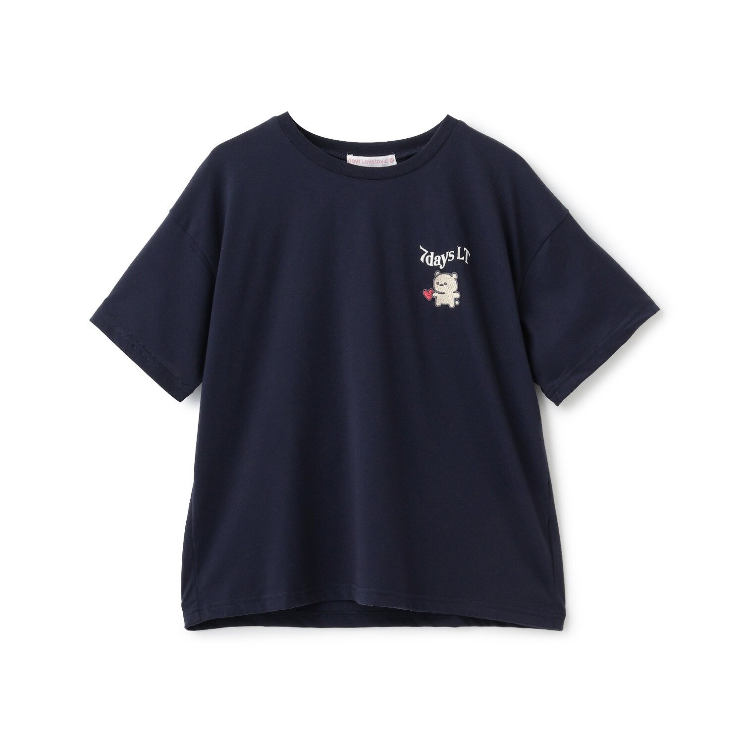 【7days】クマモチーフ半袖Tシャツ