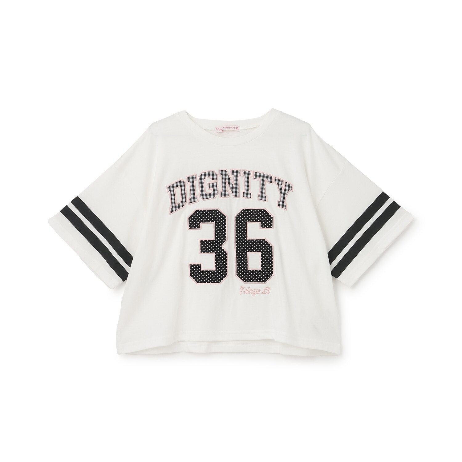 【7days】ナンバリング半袖Tシャツ