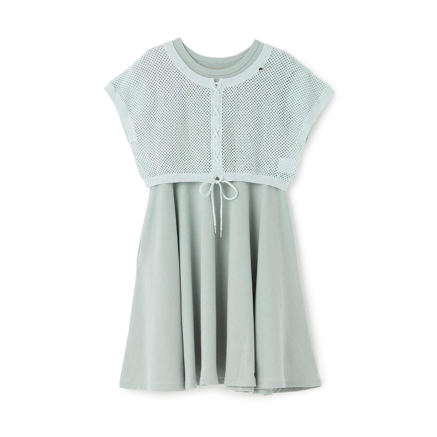 【人気商品再入荷】【直営店で取り扱い無し】ガールズ メッシュニット×ワンピースセット