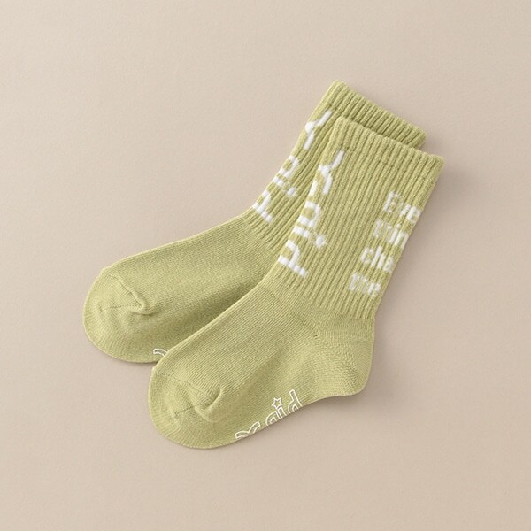 ミルズロゴクルーソックス