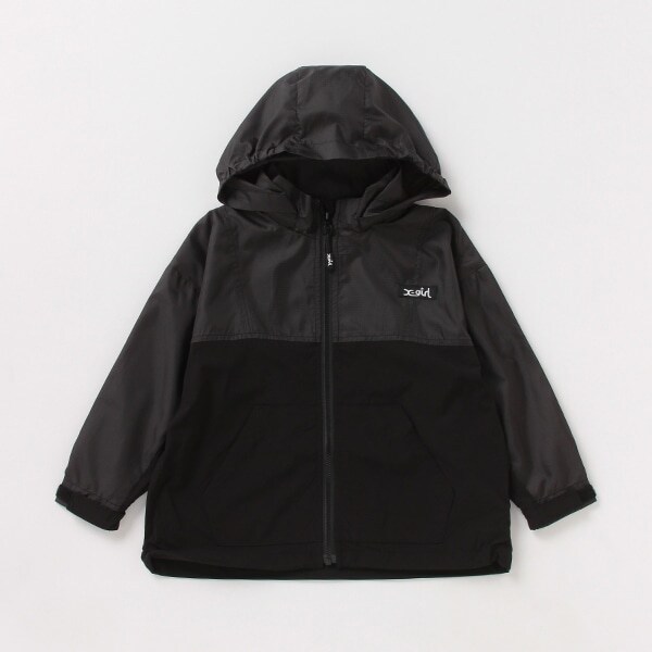 シースルー異素材ブルゾン