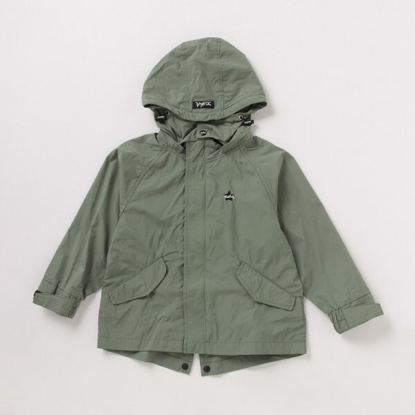 軽量ロゴミリタリーナイロンジャケット