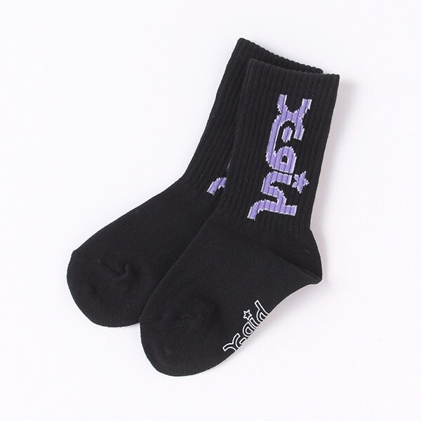 配色ミルズロゴソックス【日本製】