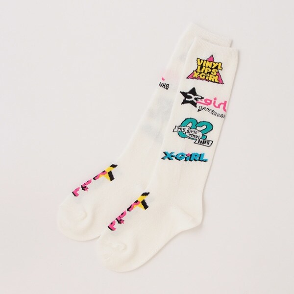 【WEB限定】アーカイブグラフィックハイソックス【日本製】