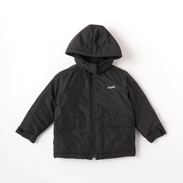 バックロゴ中わたブルゾン