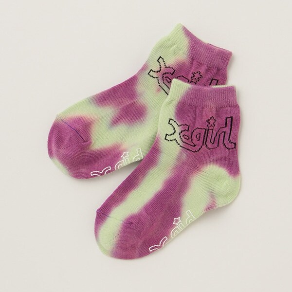 タイダイロゴミドルソックス