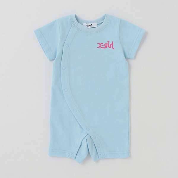 キラッキーモチーフ半袖カバーオール