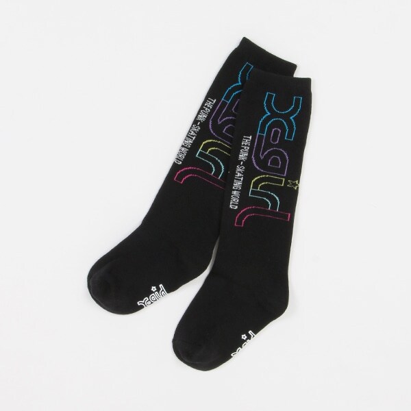 カラフルロゴハイソックス