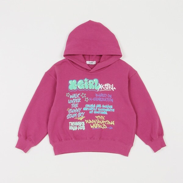 落書きグラフィティパーカ