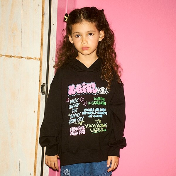 落書きグラフィティパーカ