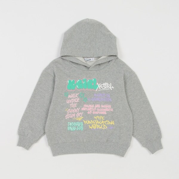 落書きグラフィティパーカ