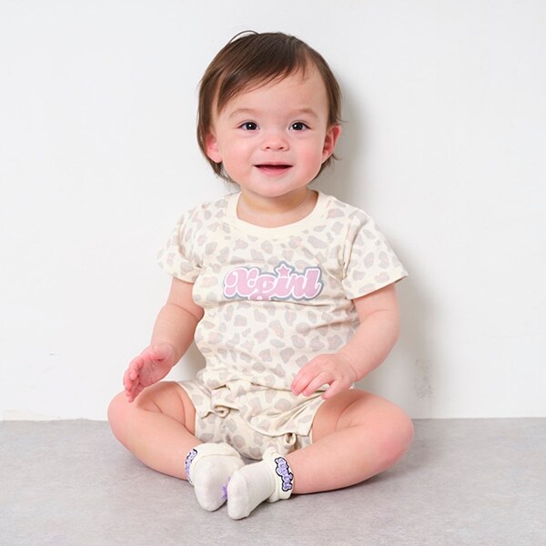 レオパード柄カバーオール