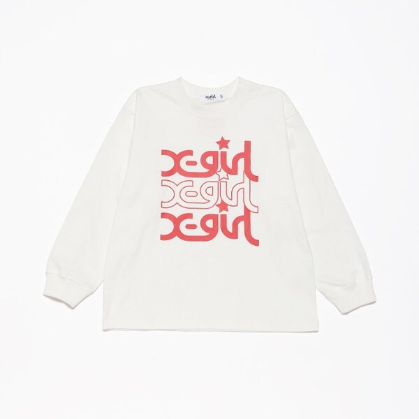 ミルズロゴ長袖Tシャツ