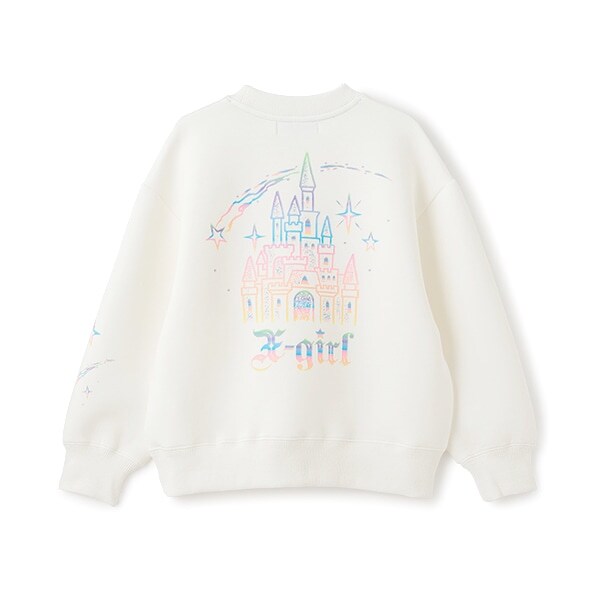 グラデーションプリントトレーナー