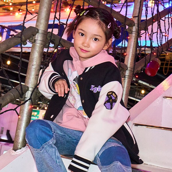 ロゴ刺しゅうスタジャン