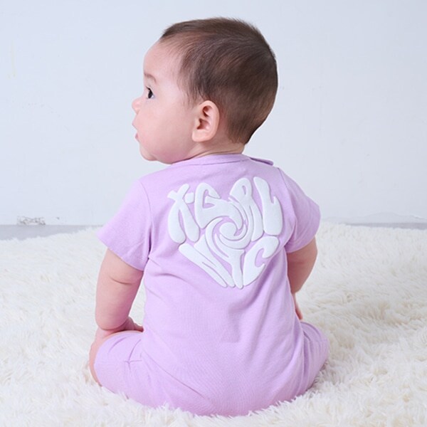 キラッキー&ハートロゴショートオール