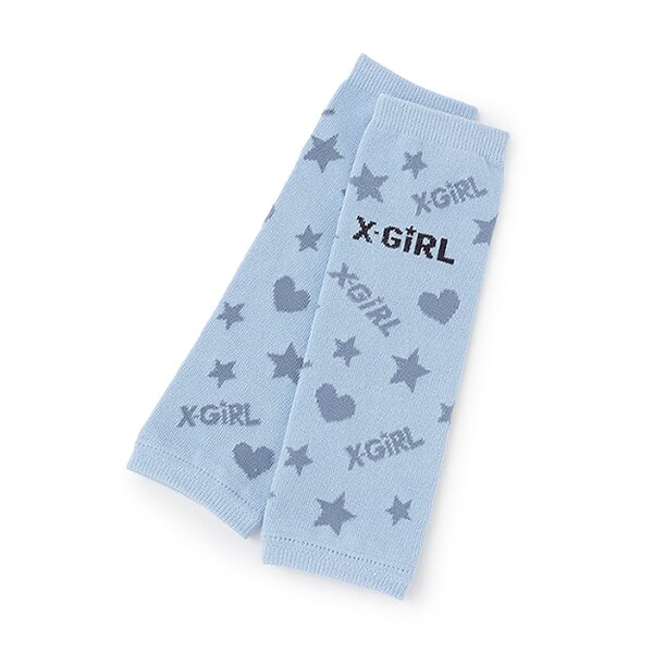 ロゴジャガードレッグウォーマー