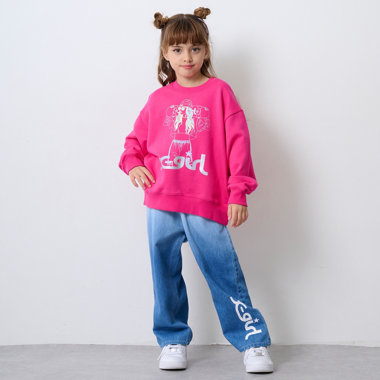 【TBSドラマ フェイクマミー 着用アイテム】グラデーションデニムパンツ