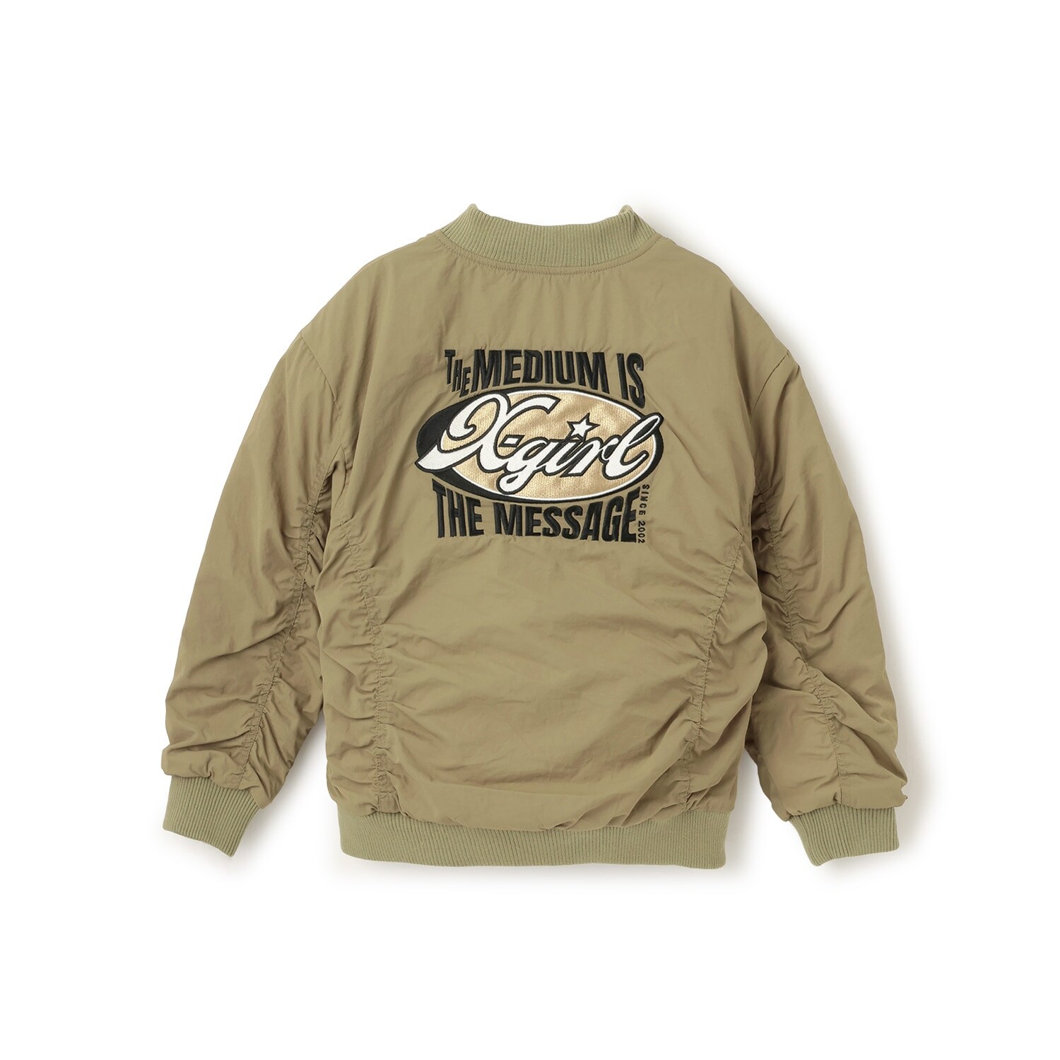 ロゴ刺しゅうMA-1