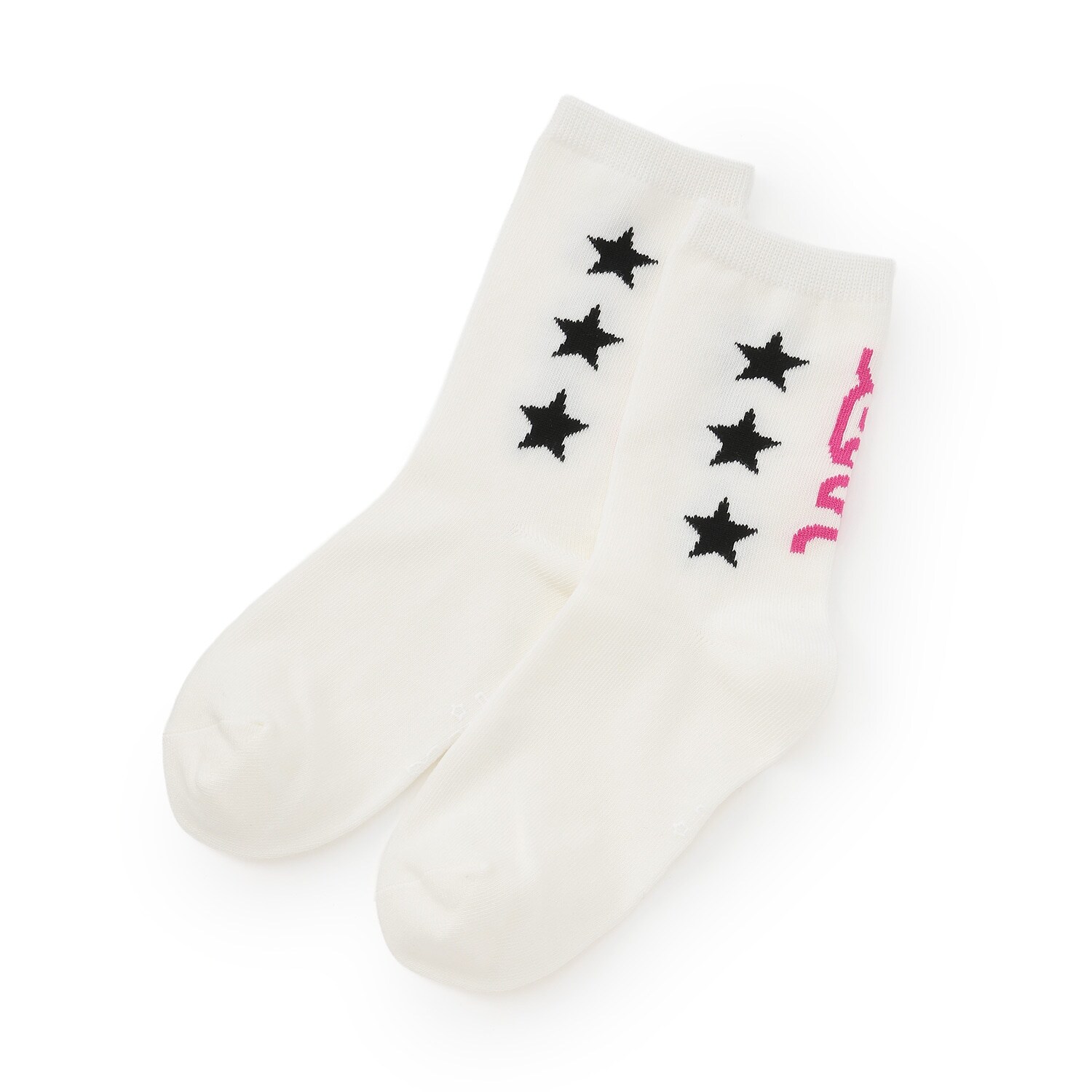 スターモチーフクルーソックス