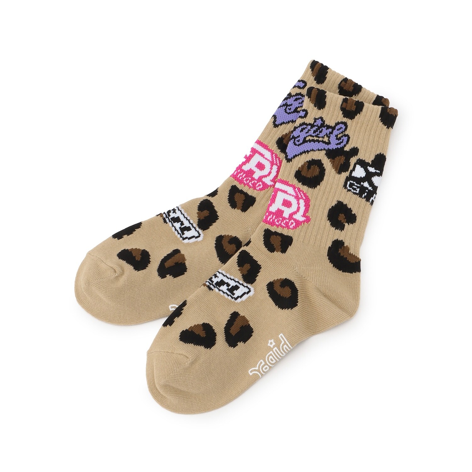 MIXロゴリブクルーソックス