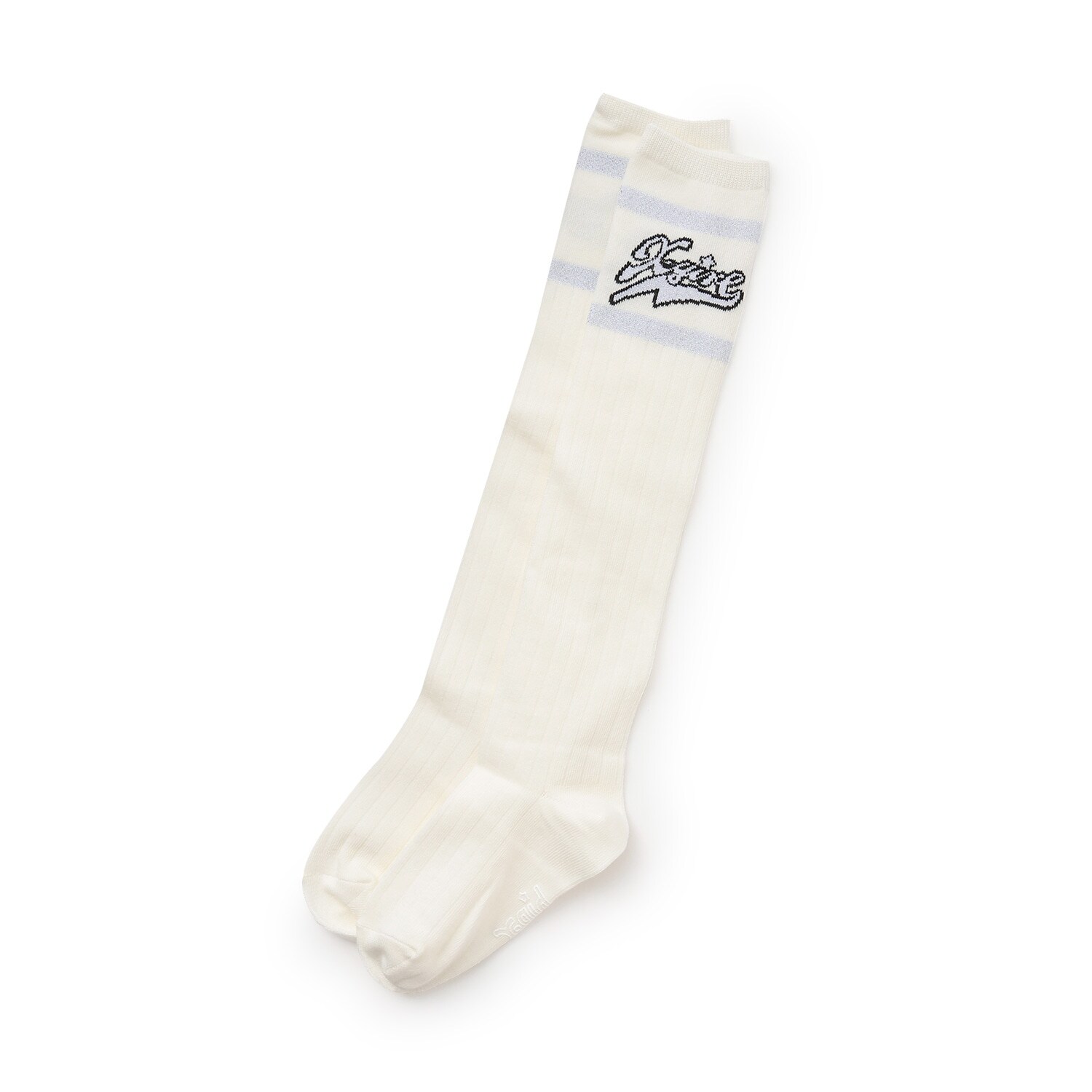 ラメラインニーハイソックス