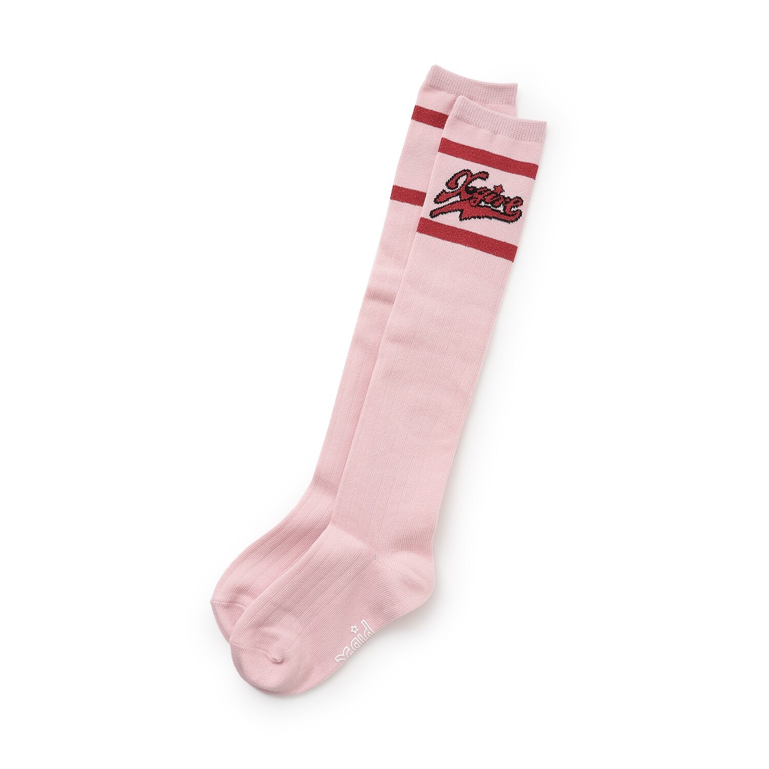 ラメラインニーハイソックス