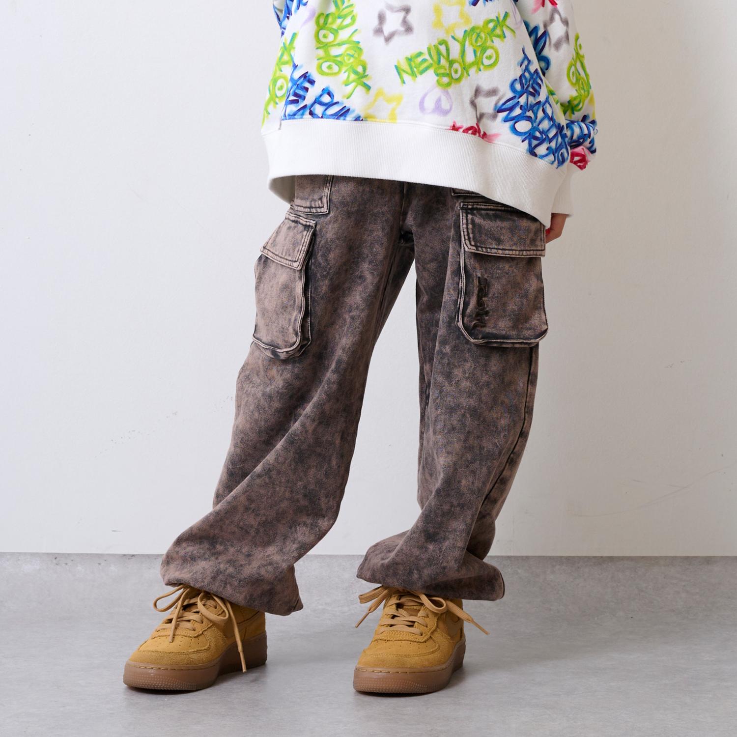 ピグメントカーゴスウェットパンツ