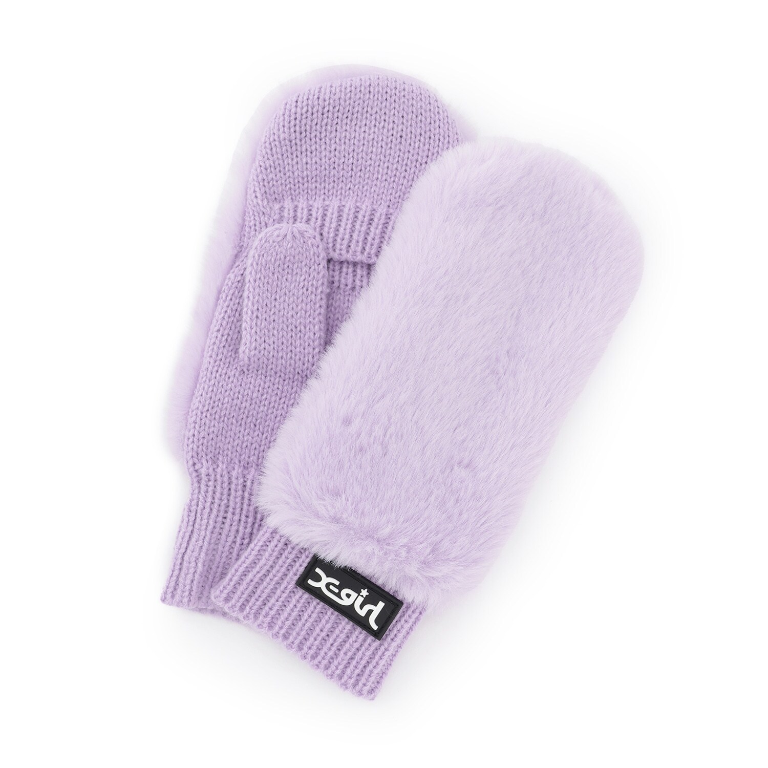 ファー& ニットミトン