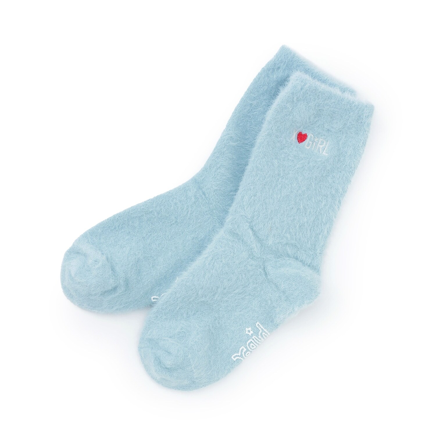 ロゴ刺しゅうファークルーソックス